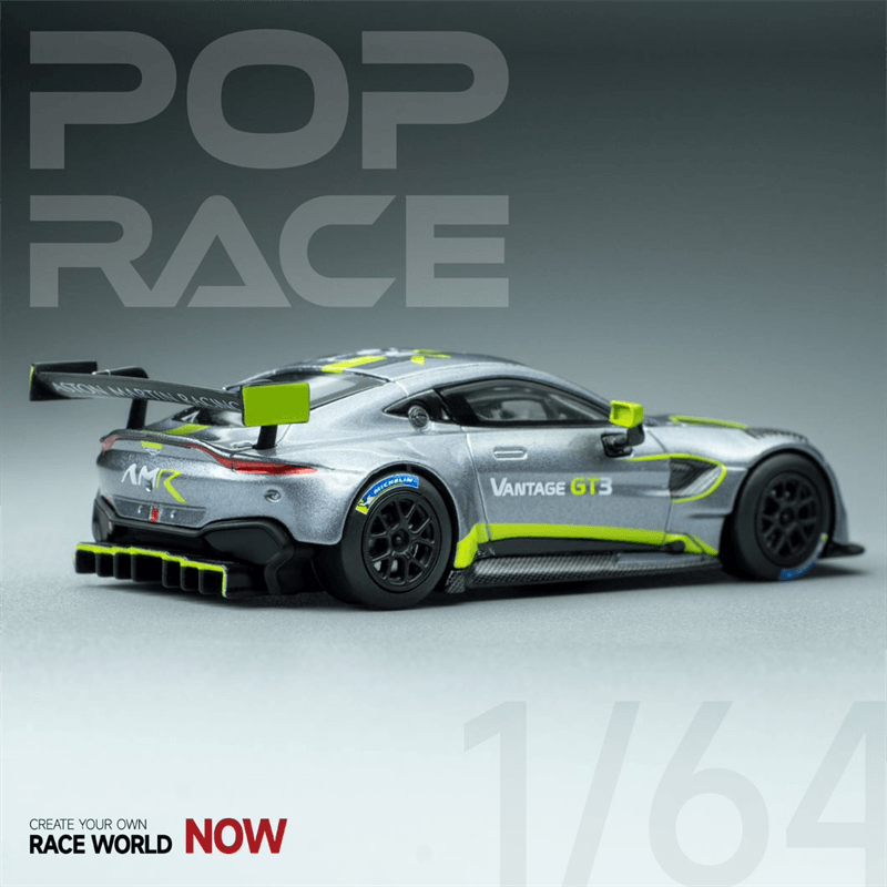 POPRACE Aston Martin Vantage GT3 Presentation 1/64 Model Car