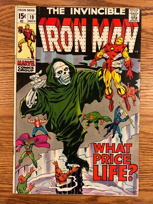アメコミ Iron man #13 マーベル　1969年 スパイダーマン Iron Man #19 (1969) Marvel Key Issue Silver Age Comic Captain