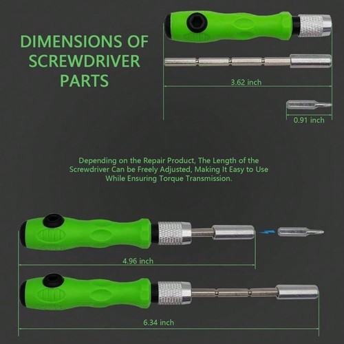 32 In 1 Small Screwdriver Bit Set Precision Magnetic Portable Repair Tool Kit - Picture 9 of 13