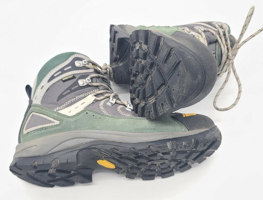 Bottes De Randonnée Asolo Fission GV Gore-Tex - Taille 42.5 - Vert Daim - Occasion TB