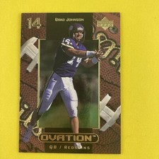 Brad Johnson 1999 Upper Deck Ovation Card #59 NFL Vikings Washington Redskins