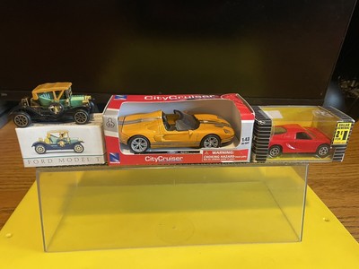 NEW RAY 1/43 FORD GTX1-MOTOR MAX 1/64 FERRARI-READERS DIGEST MODEL T NIB LOT-T