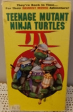 VHS Tape Teenage Mutant Ninja Turtles 3 New Line Home Video Golden Harvest