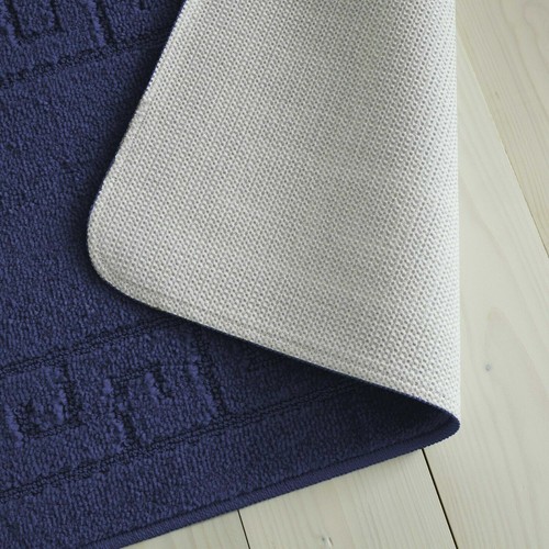 GREEK BATH MAT PEDESTAL SET NON SLIP SOFT TOILET ABSORBENT BATHROOM RUGS 2 PIECE - Picture 59 of 81