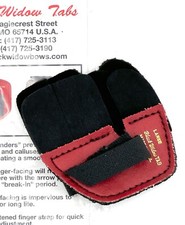 Black Widow - Calf Hair Tab Split Finger