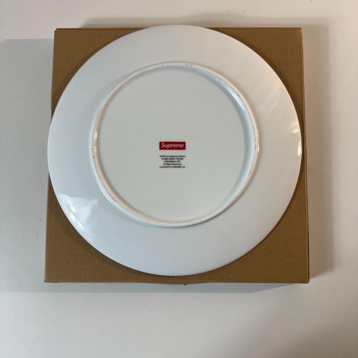 Supreme AKIRA Pill Ceramic Plate FW17 White GRAPHIC Print NEW | eBay