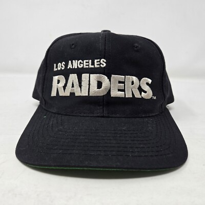 Vintage Los Angeles Raiders キャップ ブラック Vintage Los Angeles Raiders 