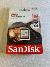 Sandusky Ultra SDHC UHS-I Card 16 GB
