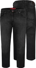Image of Big Mens D555 Duke Benson Tapered Fit Stretch Jeans in Grey W 40-56" L 30-32"