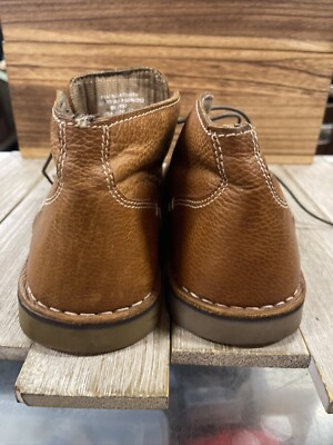 Studio Ink Mens Chukka Boots Brown Leather Almond Toe Lace  display picture 3
