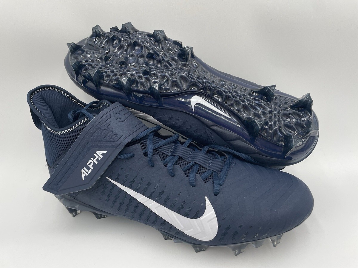 Nike Alpha Menace Pro 2 P Mid Football Cleat Blue Mid Men  display picture 1
