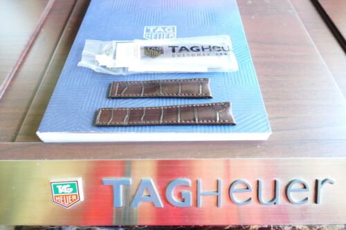 TAG Heuer Carrera FC6291 brown leather watch strap CAS WV WAS WAR CV CAS 20mm - Picture 2 of 24