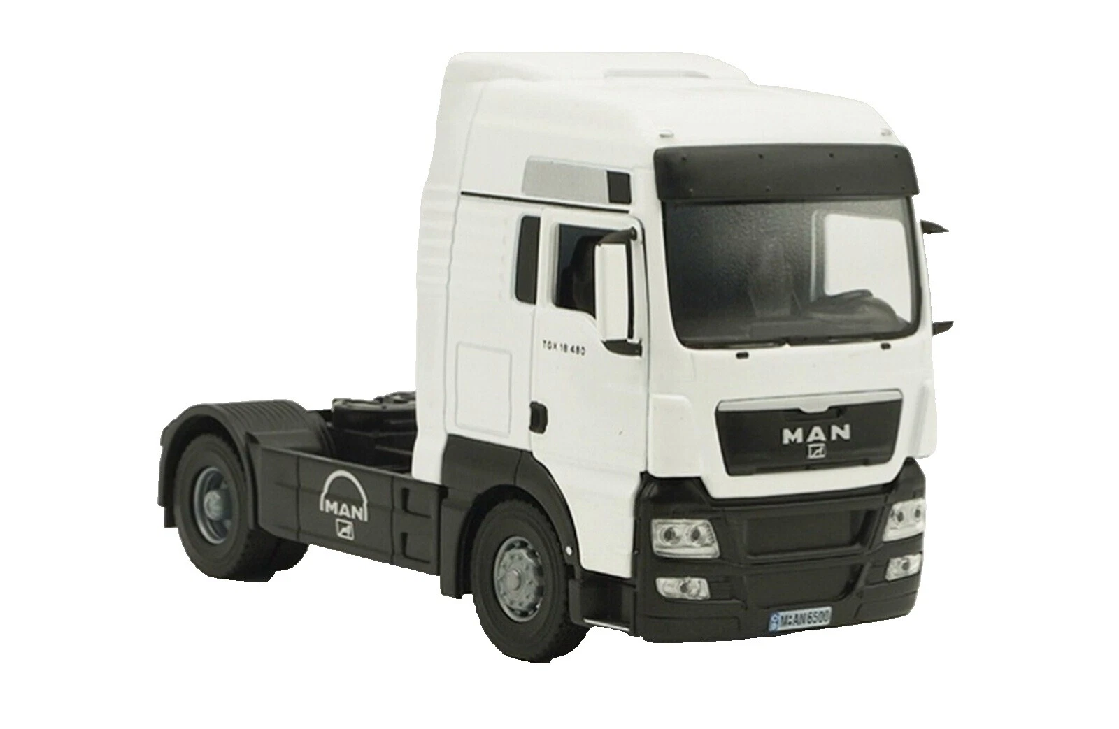 Vehículos diecast y de juguete blancos MAN