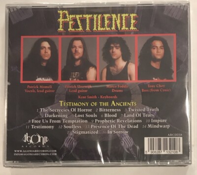 Pestilence - Testimony Of The Ancients CD 2023 Agonia – ARCD258