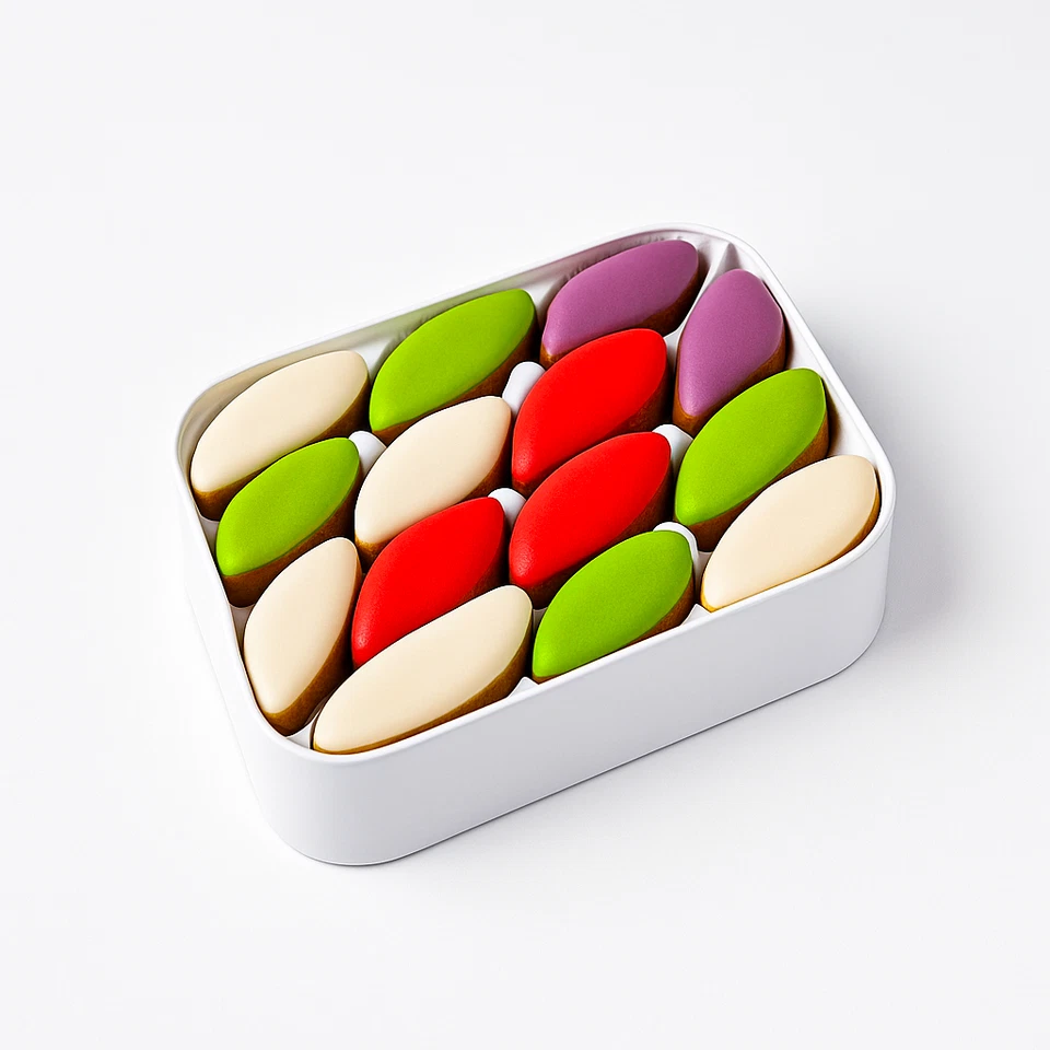 Andy Anand Calissons de Provence, 28 Pcs Soft Almond Paste Candy with Candied - Image 3 of 4