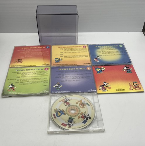 Juego de CD de Disney x 5 The Magical Music 1991 Pony Canyon Japón Coleccionable Raro - Imagen 2 de 24