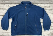 L.L. Bean Men s Full Zip Heavy Fleece Long Sleeve Classic Jacket - Size XL
