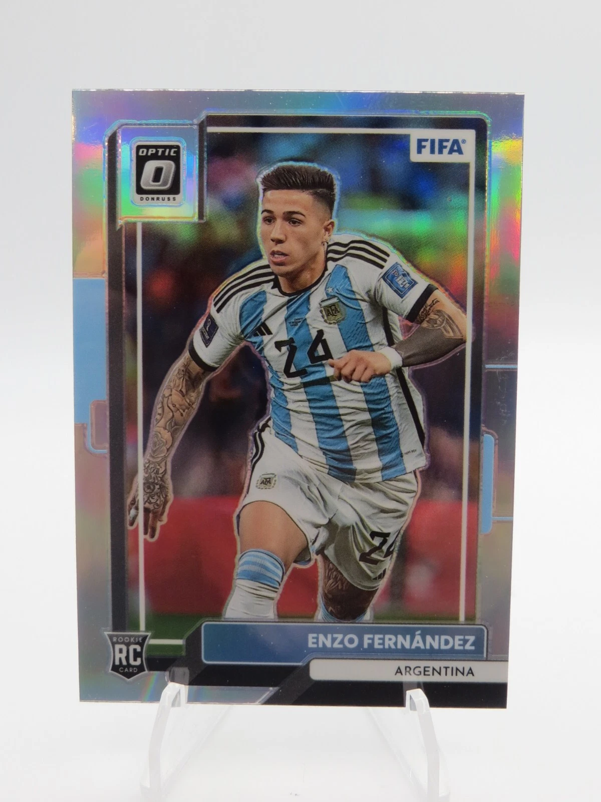 2022-23 Donruss Optic Silver Prizm #66 Enzo Fernandez Rookie RC