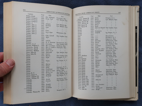 WHALING MASTERS American Guide Series 1938 - Ship Captains DIRECTORY Voyages - Picture 13 of 13