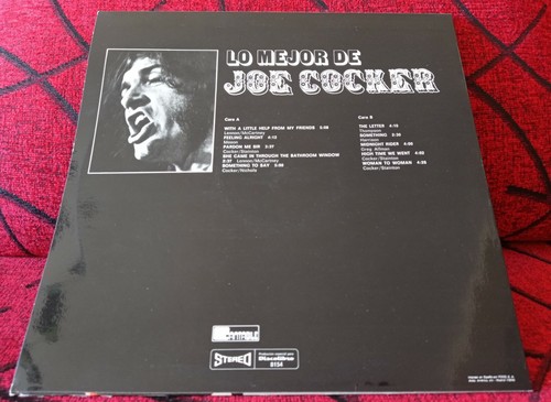 JOE COCKER ** Lo Mejor De ** RARE 1974 Spain LP - Picture 2 of 4