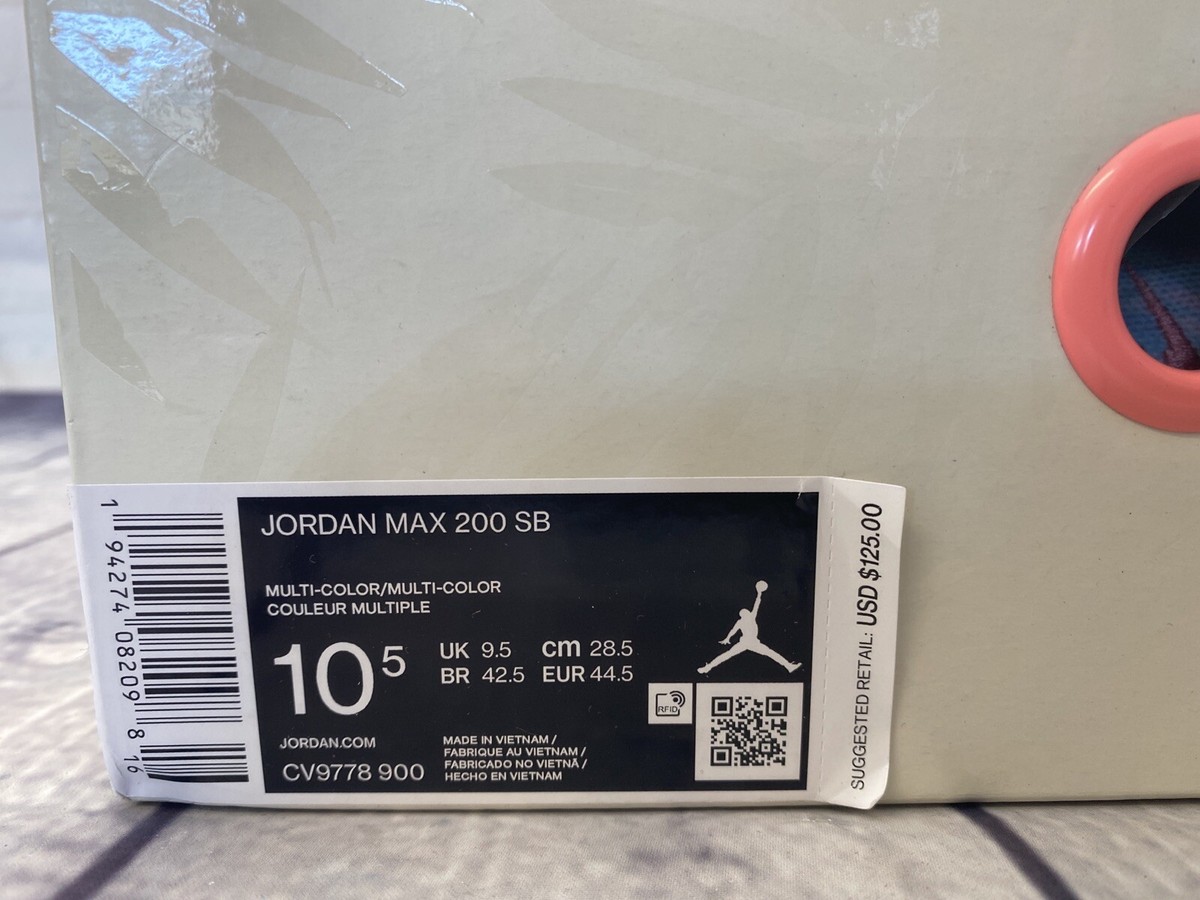 NIKE AIR JORDAN AIR MAX 200 SB Super Bowl LIV CV9778-900 Men's