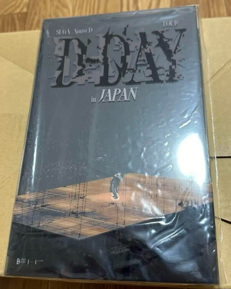 BTS SUGA Agust D D-DAY TOUR in JAPAN 2DVD photo book no card BTS SUGA Agust D D-DAY TOUR in JAPAN 2DVD photo book no card