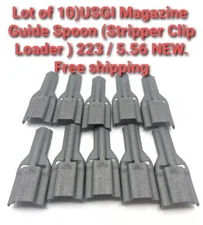 10 NEW USGI Magazine Guide Spoon (Stripper Clip Loader ) 223 / 5.56 BRAND NEW
