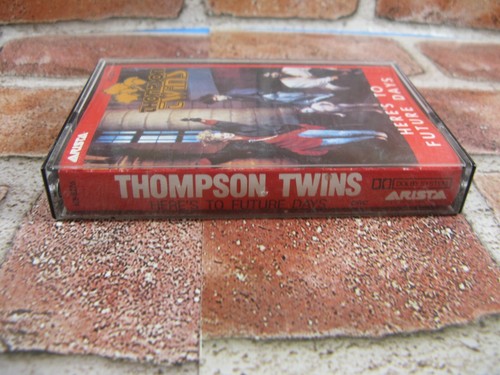 THOMPSON TWINS HERE'S TO FUTURE DAYS Cassette Tape OG 1985 Synth-Pop - Picture 2 of 6