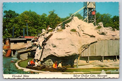 Flooded Mine Silver Dollar City Missouri Branson c1970 4x6 Continental Postcard