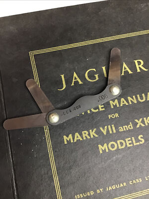 Jaguar XK120 XK140 Faithful Reproduction of the 3 Blade Feeler Gauge (Version 2)