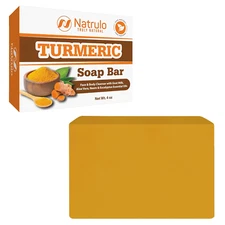 Turmeric Soap Bar for Face & Body - All Natural Turmeric Skin Soap - Turmeric Fa