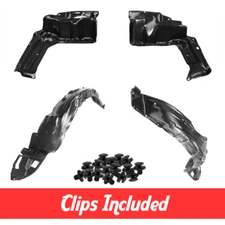 Front Fender Liner & Under Cover Set w/ Clips For 2003-2008 Toyota Corolla