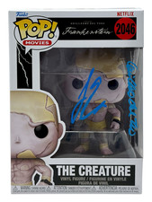 Jacob Elordi & Guillermo Del Toro Frankenstein Signed The Creature Funko Pop BAS