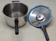 Kuhn Rikon Duromatic INOX 18/10 Stainless Steel Pressure Cooker 5 L #3342 Swiss