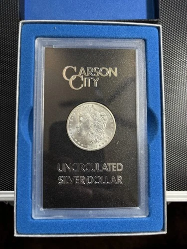 1883-CC Morgan Silver Dollar GSA Hoard w/ Box & COA Carson City UNC