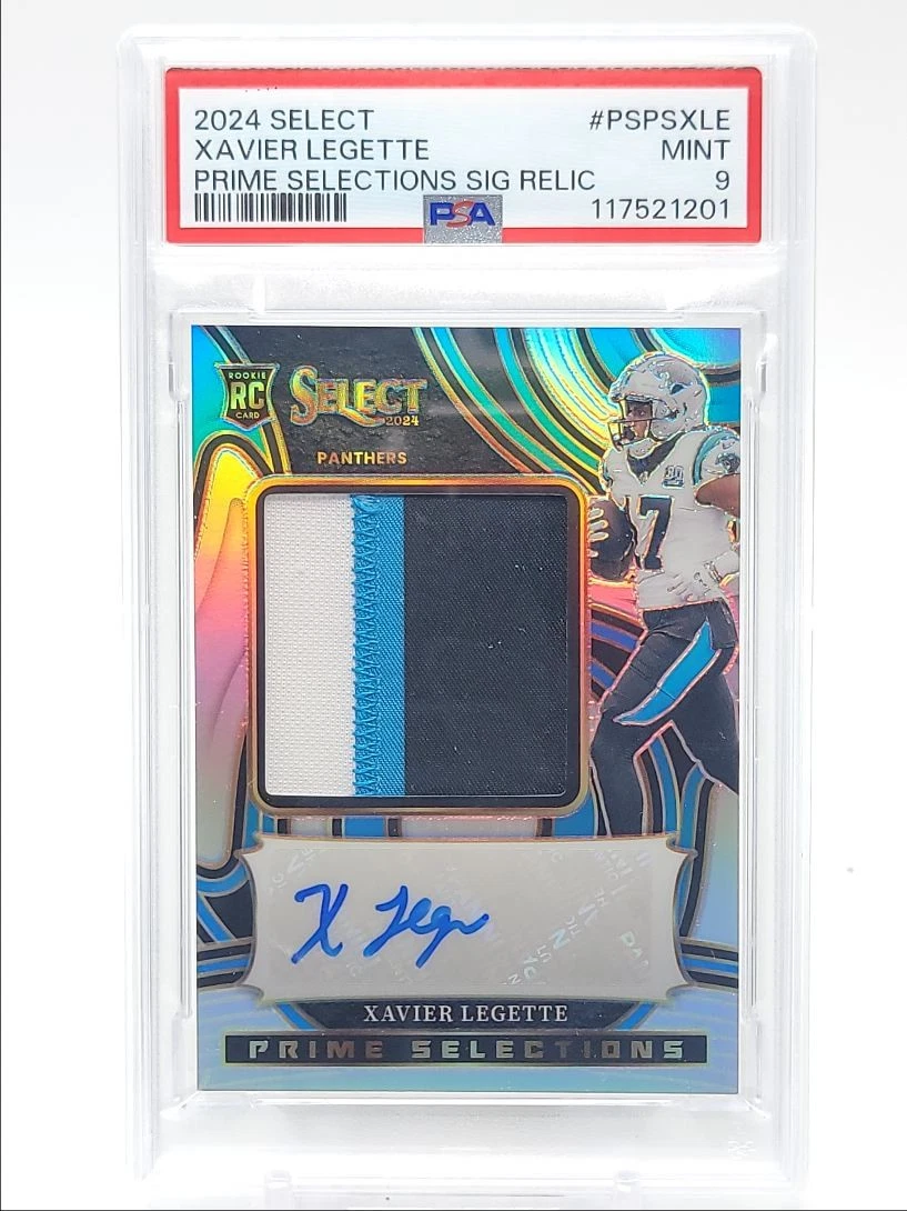 Xavier Legette Panini Select Prime Selections Signature Relics #PSPSXLE Base