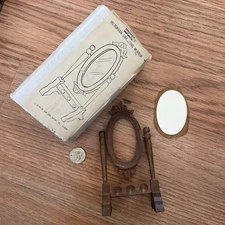 Vtg Dollhouse Concord Miniatures Full Length Dressing Victorian Mirror Wooden
