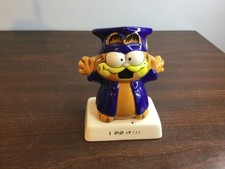 Vintage Enesco Graduation Garfield  I Did It " 1981 Very Good Condition