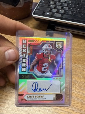 Caleb Downs 2025 Panini Score Football Next Era NIL Auto