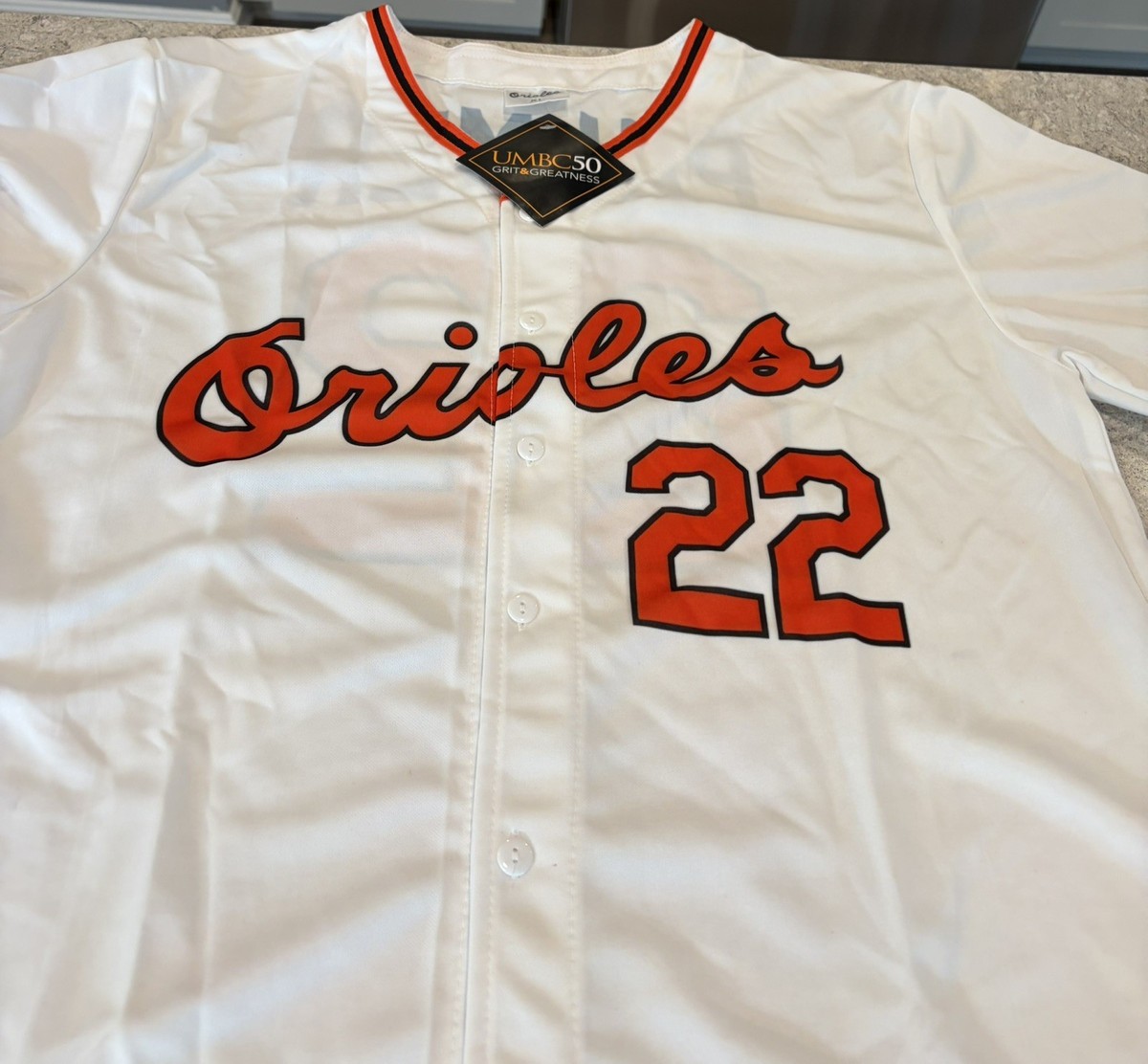 NWT Baltimore Orioles Jim Palmer #22 Replica Jersey Adult Size X