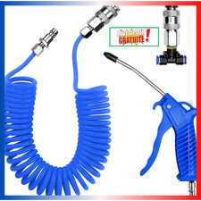 Soufflette Air Comprimé + Tuyau 5m Kit Nettoyage Camion Fourgonnette