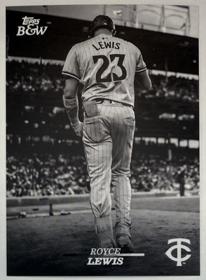 #ad 2024 Topps Black amp; White ROYCE LEWIS Minnesota Twins #99 $1.49