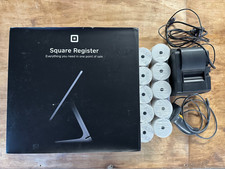 Used Square Register with USB Barcode Scanner & Receipt Printer + 10 Till Rolls