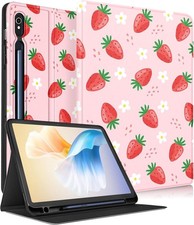 Samsung Tab S10 FE S9 FE Case Pencil Holder Cute Design
