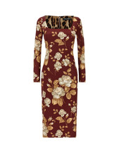 DOLCE&GABBANA Multicolor Silk Dress New & Authentic