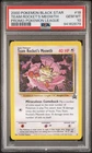 2000 POKEMON PROMO BLACK STAR POKEMON LEAGUE #18 TEAM ROCKET'S MEOWTH PSA 10