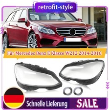 2x Scheinwerferglas links+rechts Für Mercedes Benz E-Klasse W212 2014-2015 2016 2x Scheinwerferglas links+rechts Für Mercedes Benz E-Klasse W212 2014-2015 2016