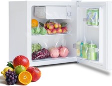 Counter Top Fridge, Tabletop Fridge 48L, Small Refrigerator for Bedrooms, Kitche