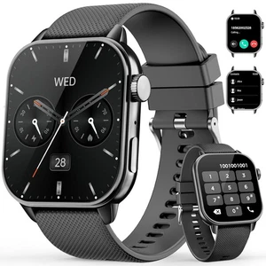 Smartwatch Herren Damen mit Telefonfunktion Armbanduhr für iPhone Samsung Huawei