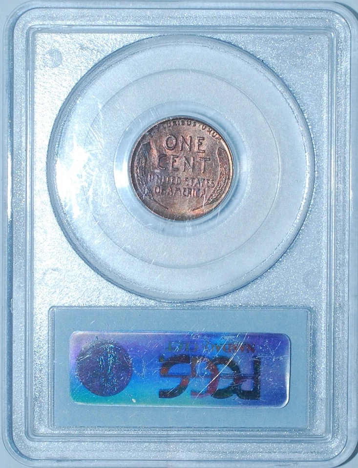 1917 S PCGS MS63RB Red and Brown Lincoln Wheat Cent - Image 2 of 2